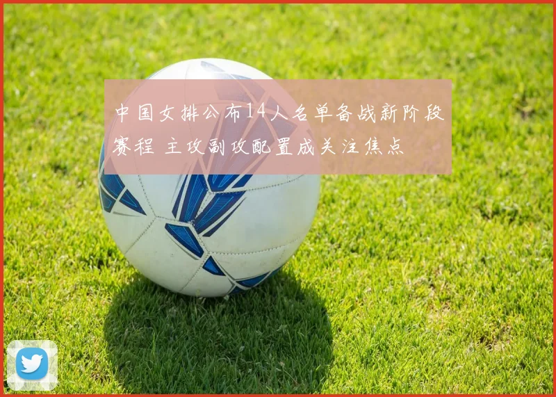 中国女排公布14人名单备战新阶段赛程 主攻副攻配置成关注焦点